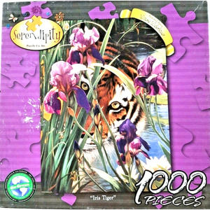 Iris Flowers 1000 Piece Jigsaw Puzzle 20" x 27" by Serendipity